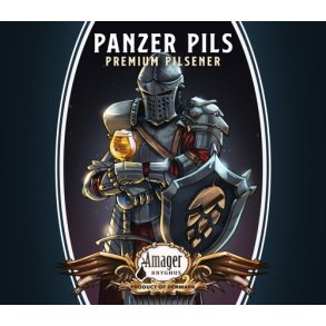 Panzer Pils, Tysk pilsner, Amager Bryghus 44 cl.