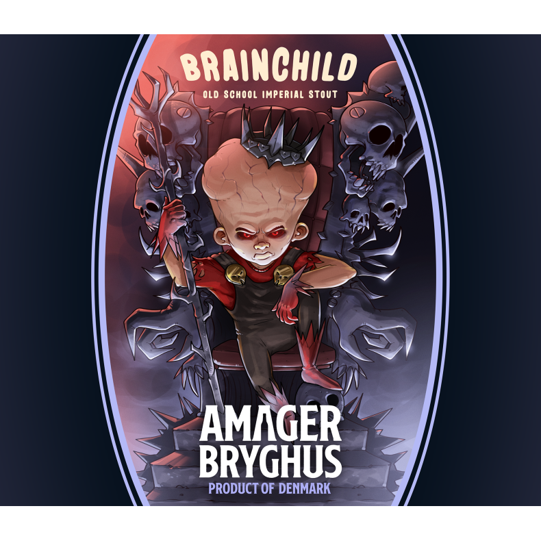 Brainchild - Old School Imperial Stout, 44 cl. Amager Bryghus