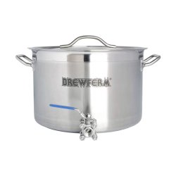 Brewferm 20 liter rustfri stlgryde med taphane