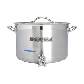 Brewferm 20 liter rustfri stålgryde med taphane