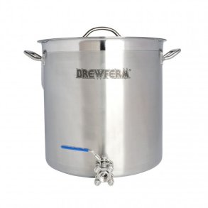 Brewferm 35 liter rustfri stålgryde med taphane
