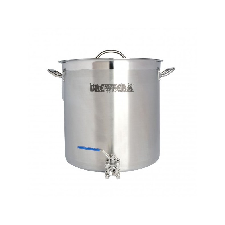 Brewferm 35 liter rustfri stlgryde med taphane - 057.620.35P