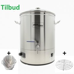 Brewferm Brewer 30L m. falsk bund og Brew Bag 27L