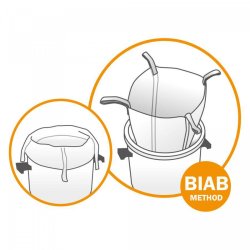 Brewferm Brewer 30L m. falsk bund og Brew Bag 27L