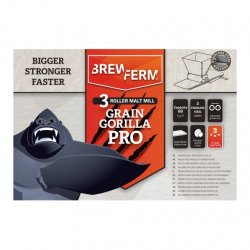 Brewferm - Maltmlle Grain Gorilla Pro med 3 rustfri stl valser