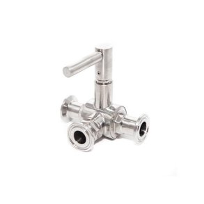 Brewtools - 3-vejs ventil, TC 34 mm