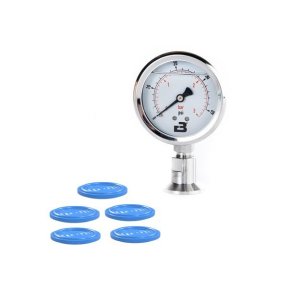 Brewtools - Analog Mler, Tryk, TC 34mm, Kit, Manometer