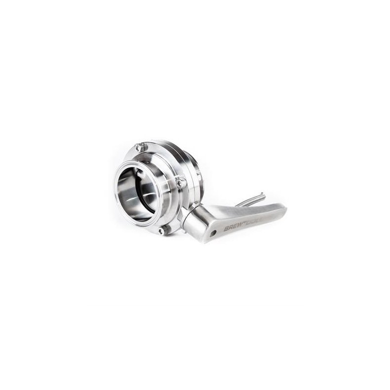 Brewtools Butterfly-ventil, TC 3"