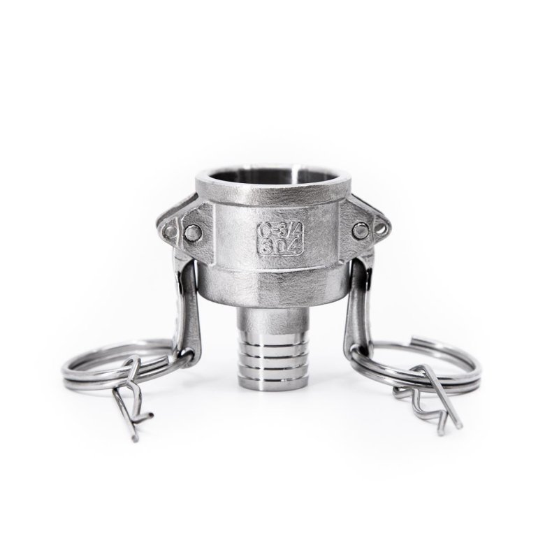 Brewtools - Camlock Type C 20A to 19mm hose barb Camlock hose connector