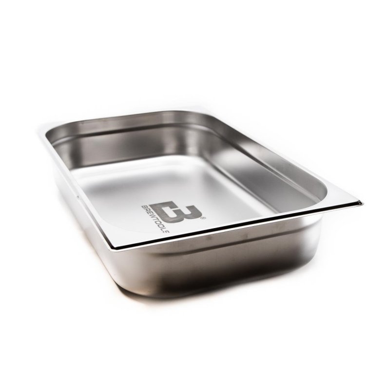 Brewtools opsamlingsbakke rustfrit stl 1/1, 530x325x100