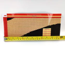 Tvangskarboneringstabel klistermrke 13,5x30 cm