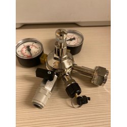 Oxy Turbo - CO2 Regulator, 1 udgang (3/8" / 9,5mm slange)
