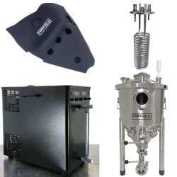 Unitank s�t - Conicus PRO 30 L, Glycolk�ler, k�lespiral, og isoleringskappe