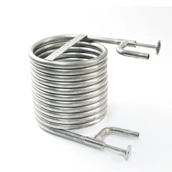 Coolossus Gen2 - Passivated Stainless Steel Counterflow Chiller with 1.5' Tri Clover Wort Lines - 1/2' Water Line ( 9.5m Long)
