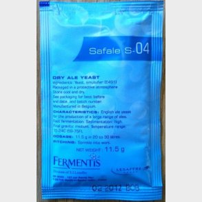 Fermentis - SafAle S-04, 11,5 g. tørgær