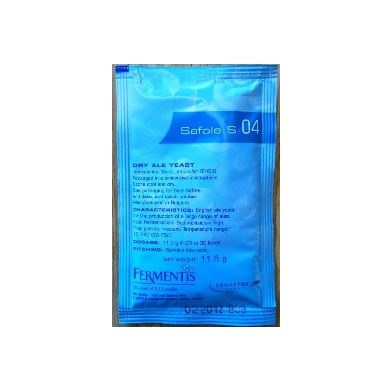 Fermentis - Safale S-04, 11,5 g. trgr