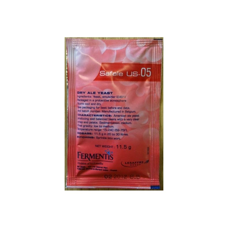 Fermentis - Safale US-05, 11,5 g. trgr