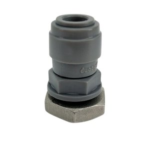 Fitting, Bulkhead - Til fadlslsange 8 mm (5/16