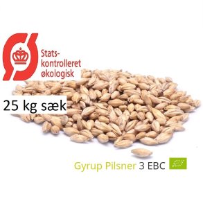 kologisk Pilsner malt - Gyrup Grdmalt, ebc 3 - 4, pr. 25 kg 