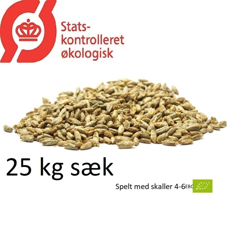 �kologisk Spelt malt med skaller - Gyrup G�rdmalt, ebc 3 - 5, pr. 20 kg s�k