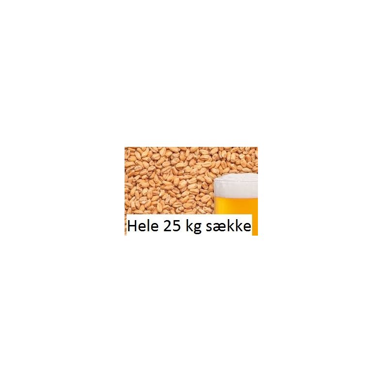 Hvede malt - Weyermann, ebc 3 - 5, pr. 25 kg.