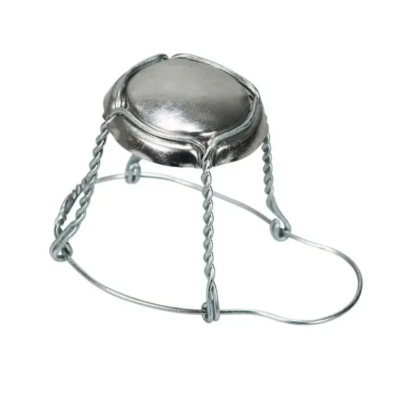 Tr�dnet til Champagnepropper, s�lv farvet, 100 stk