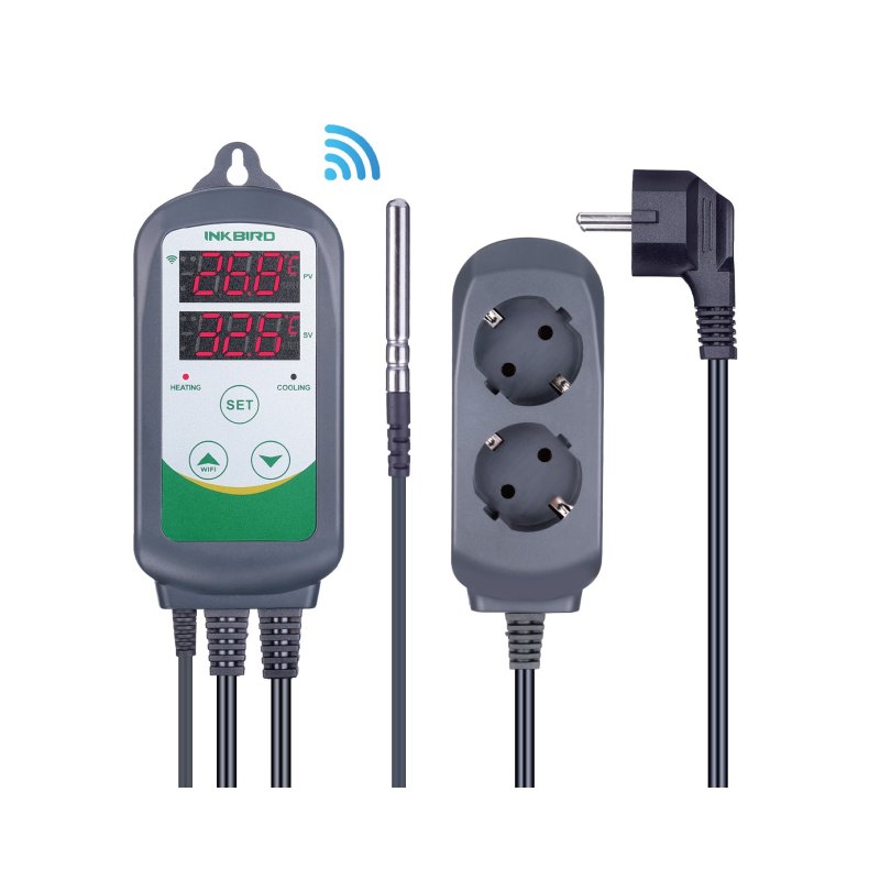 InkBird ITC-308 termostat med WIFI - temperaturstyring