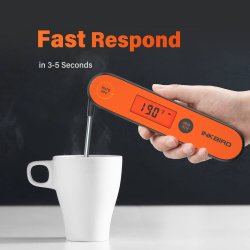 Inkbird Digital Food Thermometer - IHT-1P, l og mad termometer genopladelig med usb stik