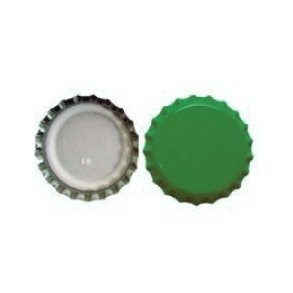 Kapsel lysegrn 26 mm, 50 stk.