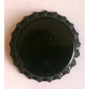 Kapsel sort 26 mm, 500 stk.