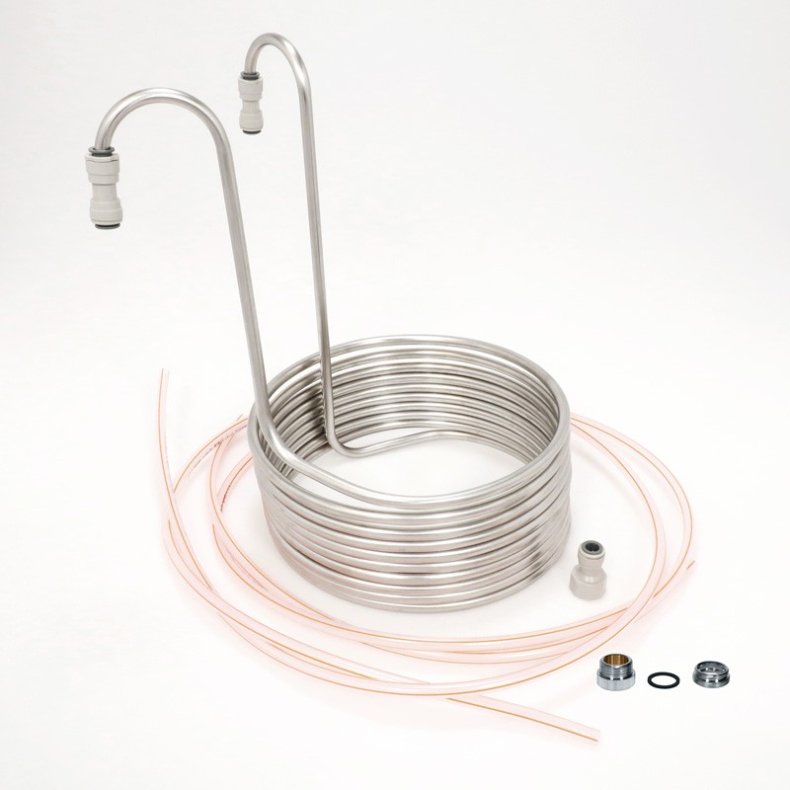 Klespiral (Chiller) til Brewster Beacon 40 ltr. inkl. 3/8" fittings