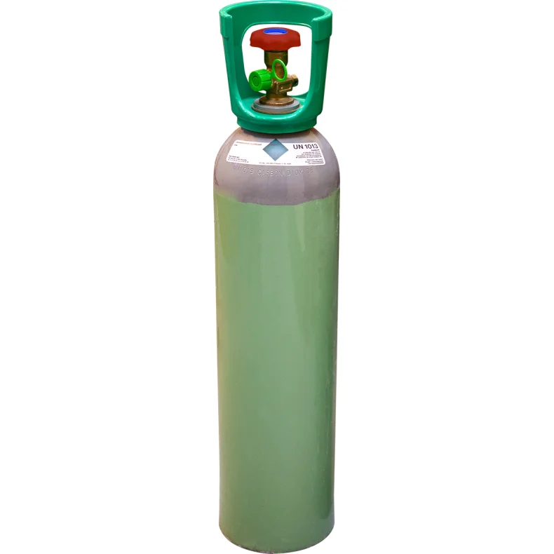 CO2 Cylinder, 6 kg. (Rdt hndtag pant kr. 1000)
