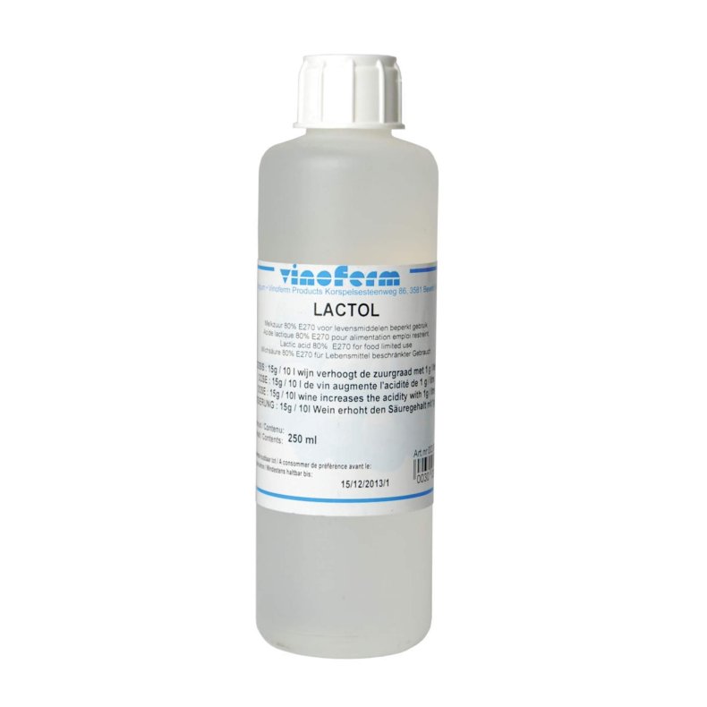Lactol mlkesyre 80% 250 ml