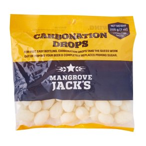 Mangrove Jack's - Carbonation drops (Karboneringstabletter), 200 g. (overskredet bedst før dato)
