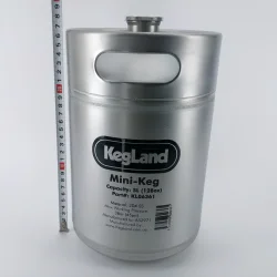 Kegland - Mini Keg 5L, inklusiv tapping head