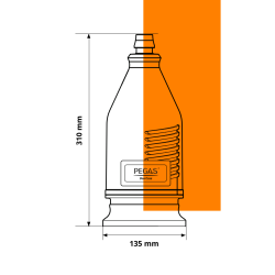 Pegas Beer case til brug ved fyldning af glasflasker