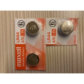 PH meter Digital batterier LR44, 3 stk. pakke