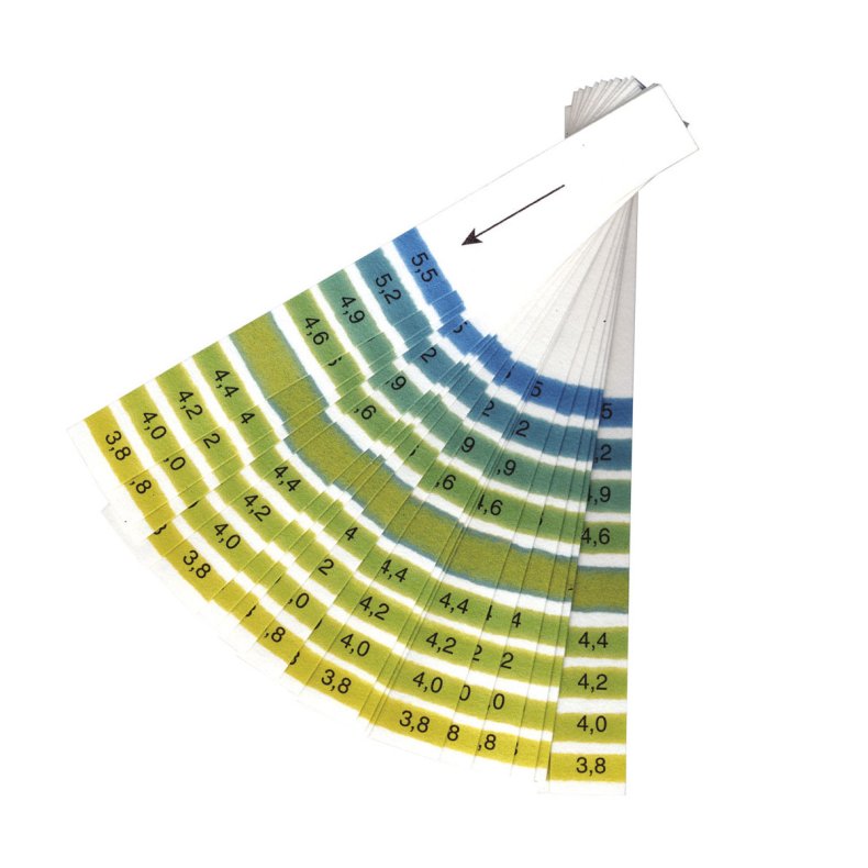 pH-strips, 20 stk. 3,8-5,5 til l
