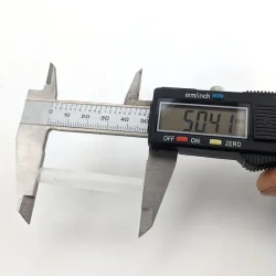 Fast plastikrr 8mm (5/16"), 50 mm langt (Duotight compatible)