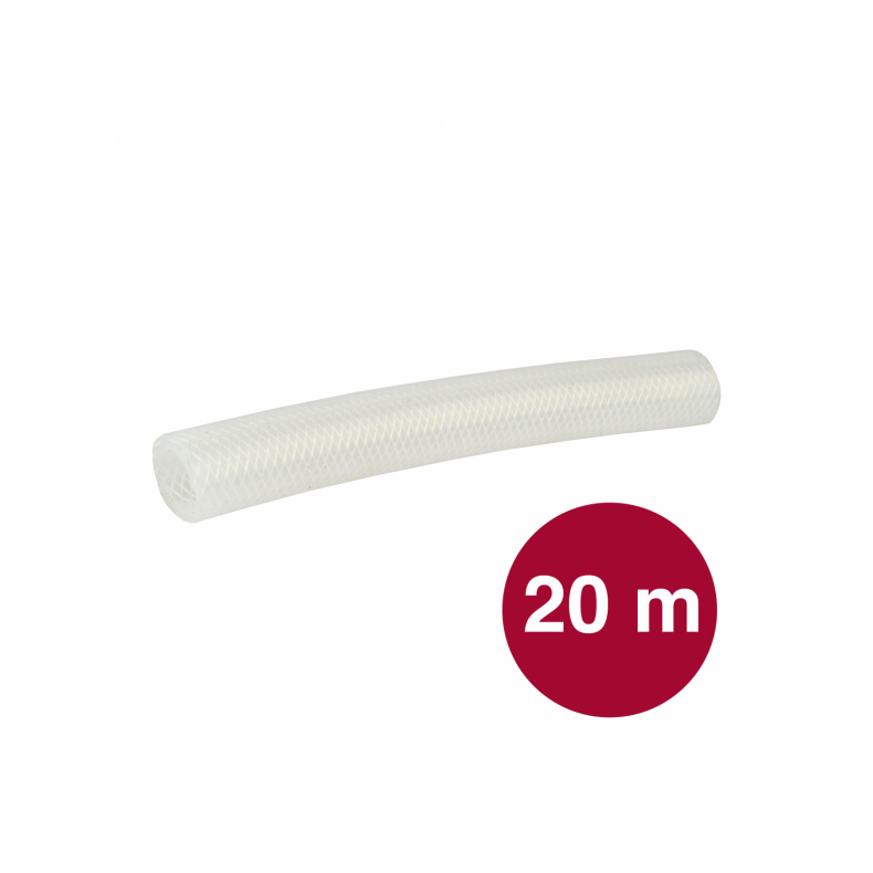 Siliconeslange forst�rket armeret 19 x 28 mm. pr. 20 m.