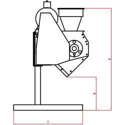 Stand / Ben til Maltman 110 original  tilbehr fra Sommer