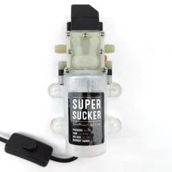 Selvansugende pumpe med 10mm slangestuds  (Super Sucker Siphon Pump)