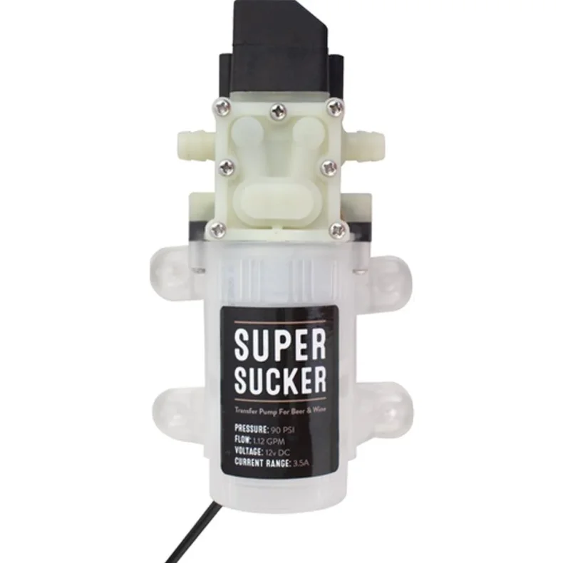 Selvansugende pumpe med 10mm slangestuds  (Super Sucker Siphon Pump)