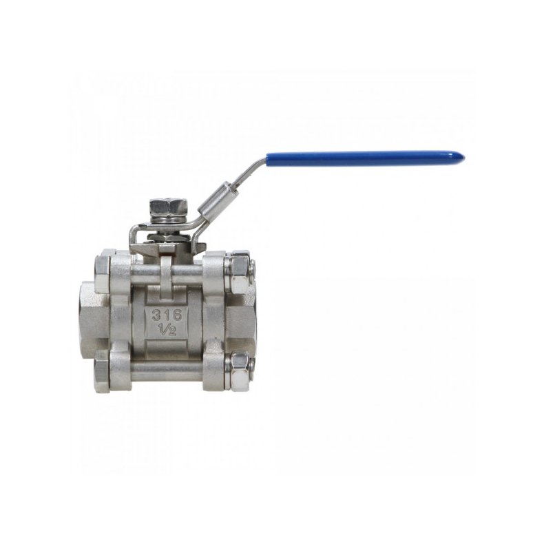 Three-piece ball valve 1/2"