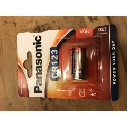 Tilt Batteri - CR123A Panasonic
