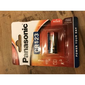 Tilt Batteri - CR123A Panasonic